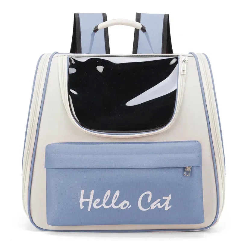 Breathable Outdoor Travel Backpack Carrier Bag for Pets