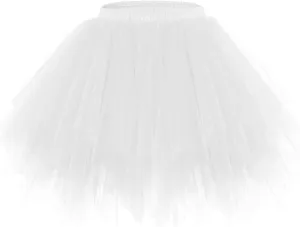 Bridesmay Women's Tutu Skirt 2025 50s Vintage Ballet Bubble Dance Skirts for Cosplay Party