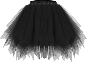 Bridesmay Women's Tutu Skirt 2025 50s Vintage Ballet Bubble Dance Skirts for Cosplay Party