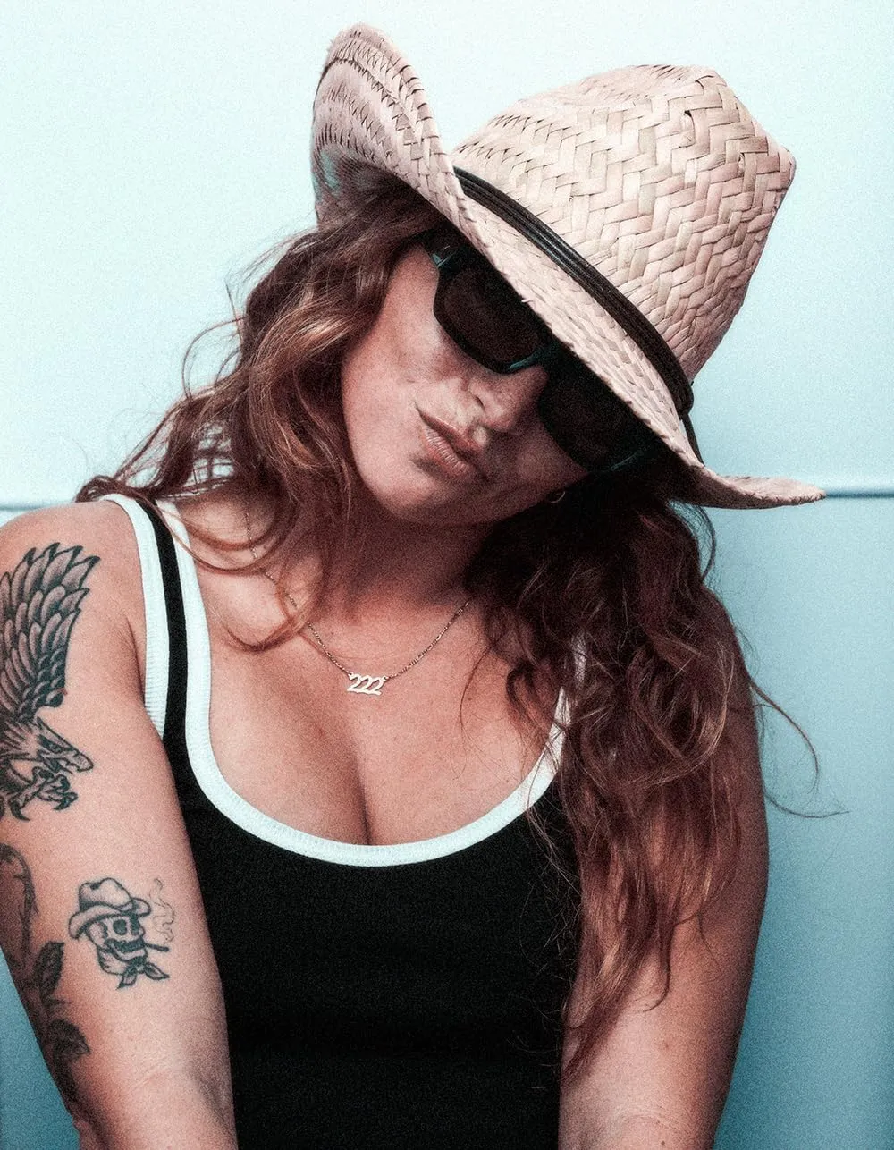 Brixton Houston II Womens Straw Cowboy Hat