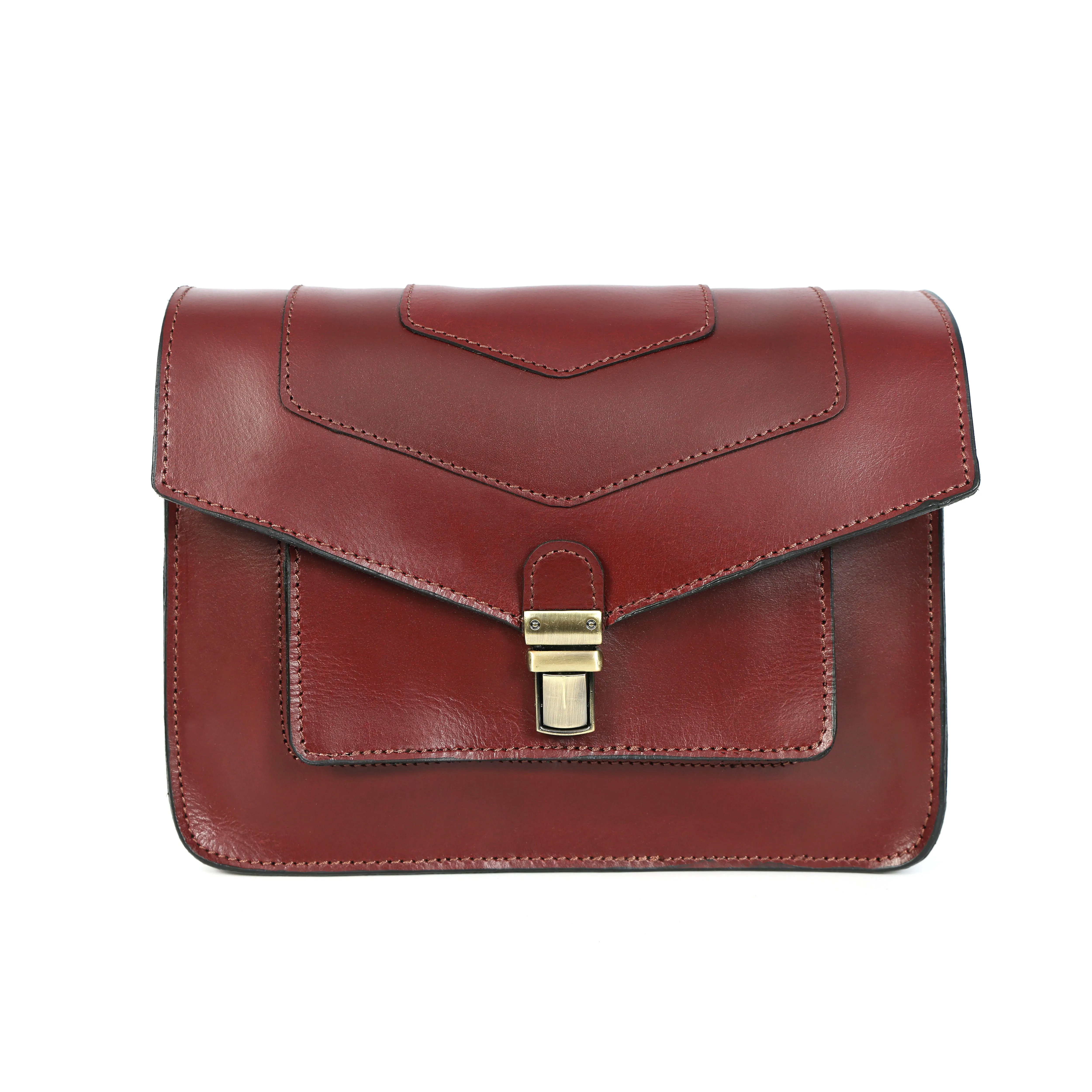 Brown Leather Sling Bag – Stylish Crossbody Bag for Men & Women.BG-1635