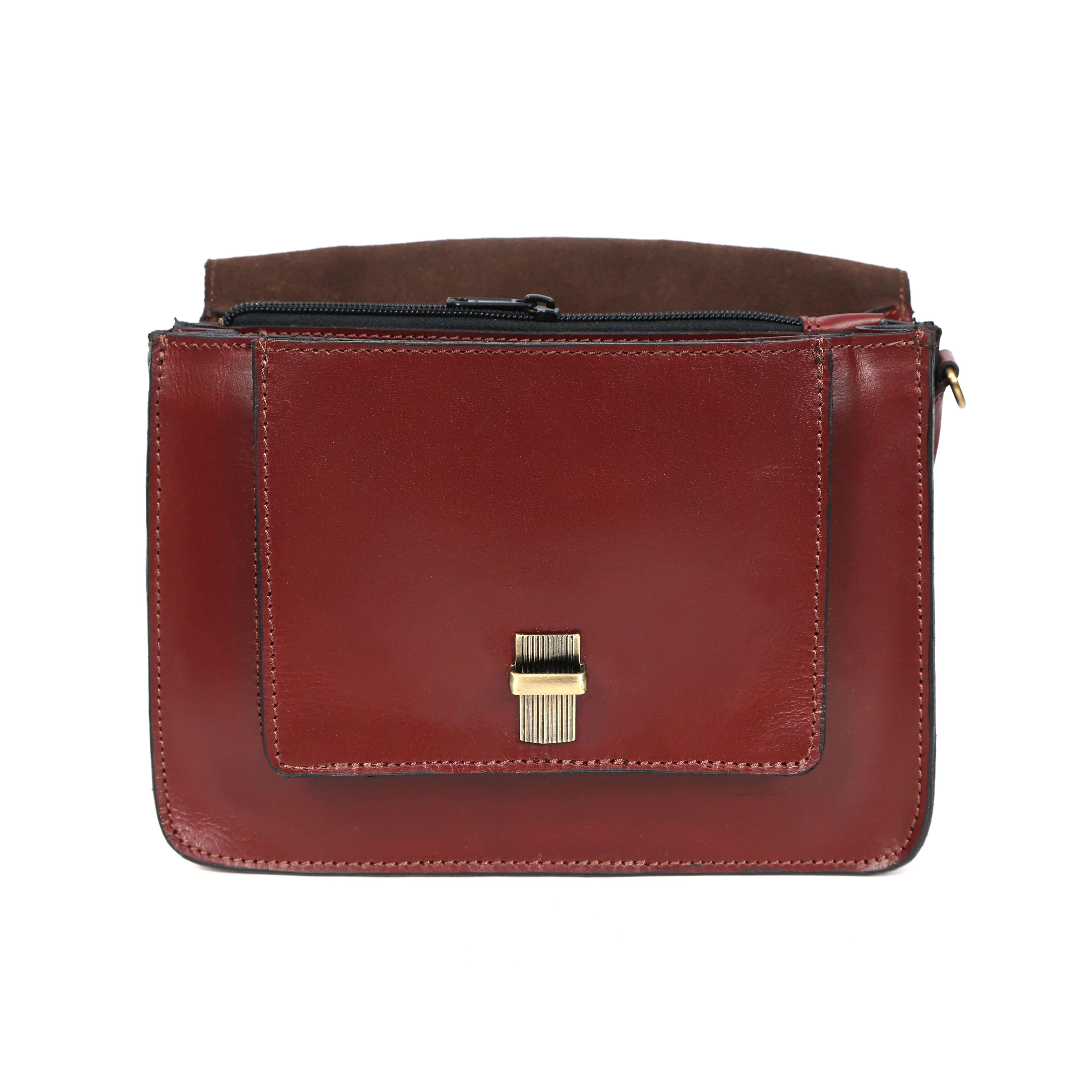 Brown Leather Sling Bag – Stylish Crossbody Bag for Men & Women.BG-1635