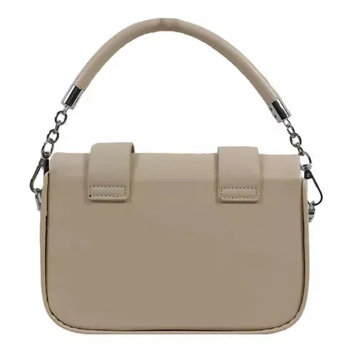 Buckle Handbag – Trendy & Stylish Shoulder Bag for Women (Beige)