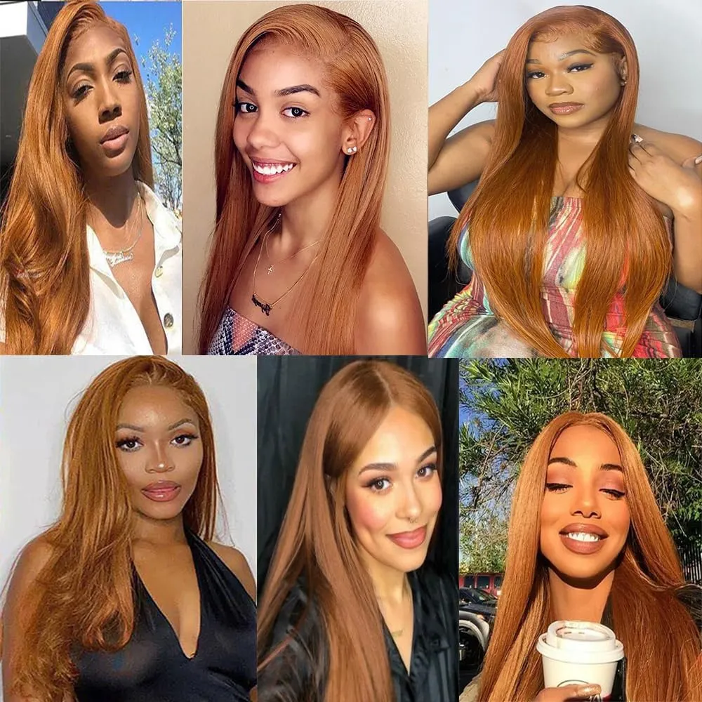 Bundles Human Hair 18 20 22 Inch Body Wave Brown 30 Color Human Hair Bundles 12A Unprocessed Brazilian Virgin Hair Quick Weave Bundles for Black Women