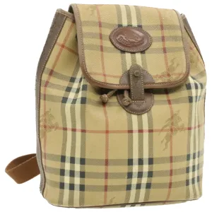 Burberry beige cloth backpacks