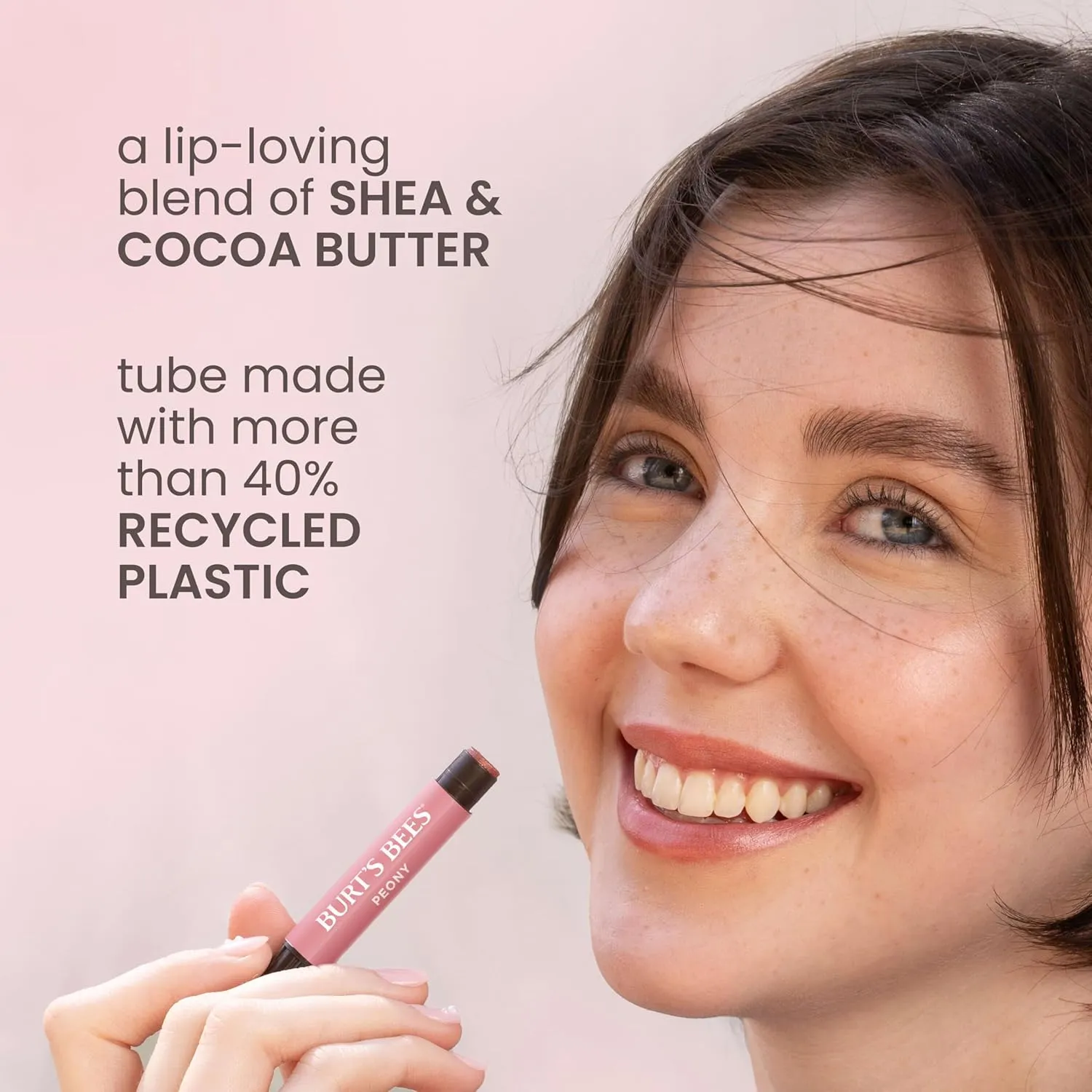 Burt’s Bees Lip Shimmer Watermelon; Warm, Luminescent Color; High Impact, Instant Moisture; with Shea and Cocoa Butters; 100% Natural Origin; 4 Tube, 0.09 Oz. (Packaging May Vary)