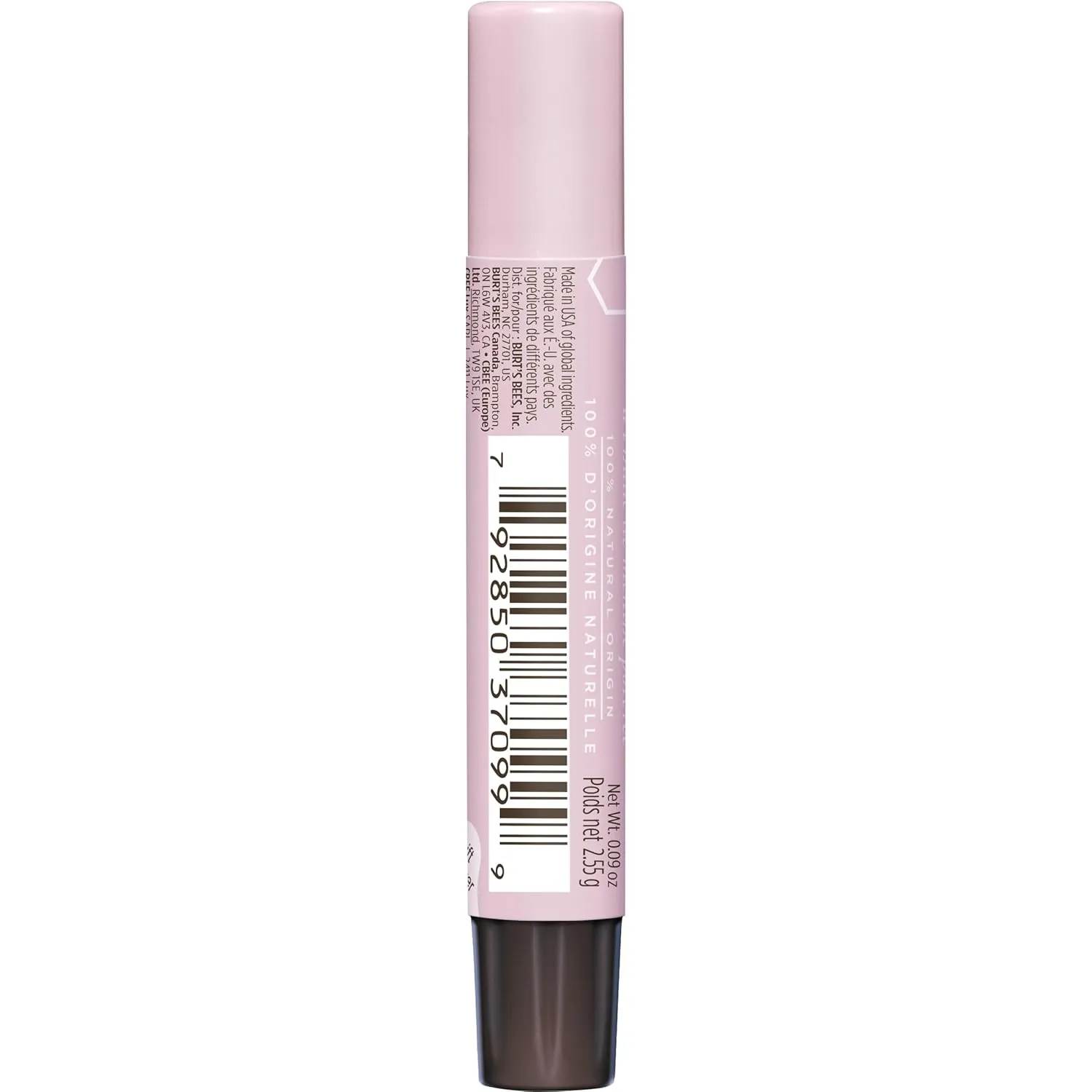 Burt's Bees Shimmer Lip Tint Set, Tinted Lip Balm Stick, Moisturizing for All Day Hydration with Natural Origin Glowy Pigmented Finish & Buildable Color, Champagne (4-Pack)