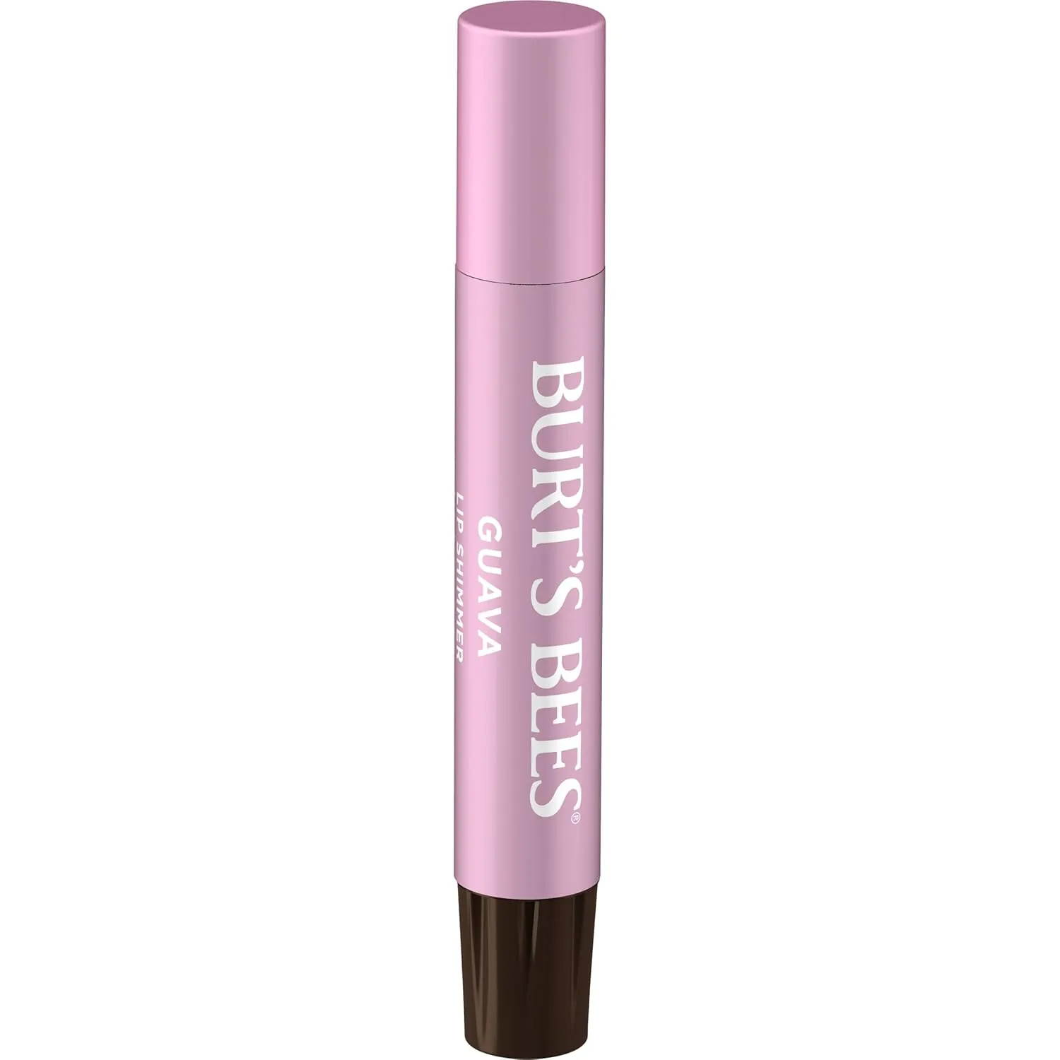 Burt's Bees Shimmer Lip Tint Set, Tinted Lip Balm Stick, Moisturizing for All Day Hydration with Natural Origin Glowy Pigmented Finish & Buildable Color, Guava (4-Pack)