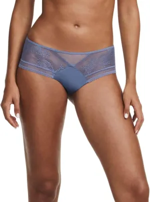 by Chantelle Maddie Briefs Shorty Brief Mid Rise Knickers Lingerie Storm Blue, X-Small