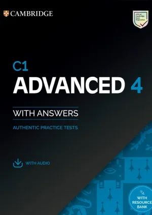 C1 Advanced 4 Student's Book with Answers with Audio with Resource Bank: Authentic Practice Tests (CAE Practice Tests) Paperback – September 2, 2021