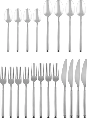 Cambridge 429120P240 Reveal Sand 20-Piece Flatware Set