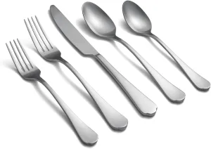 Cambridge 896008 Posy Satin 20-Piece Flatware Set