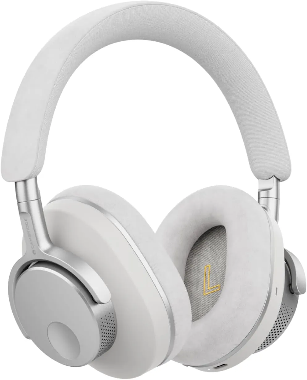 Cambridge Audio P100 Over-Ear Headphones with Active Noise Cancellation (White)