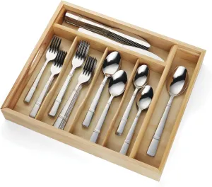 Cambridge Braylen Mirror Piece Flatware Set, 62 Count, No Color