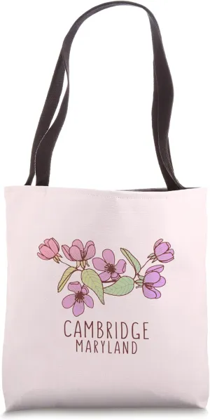 Cambridge Maryland Wildflowers - Cambridge MD Tote Bag