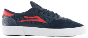 Cambridge - Navy/Red Suede