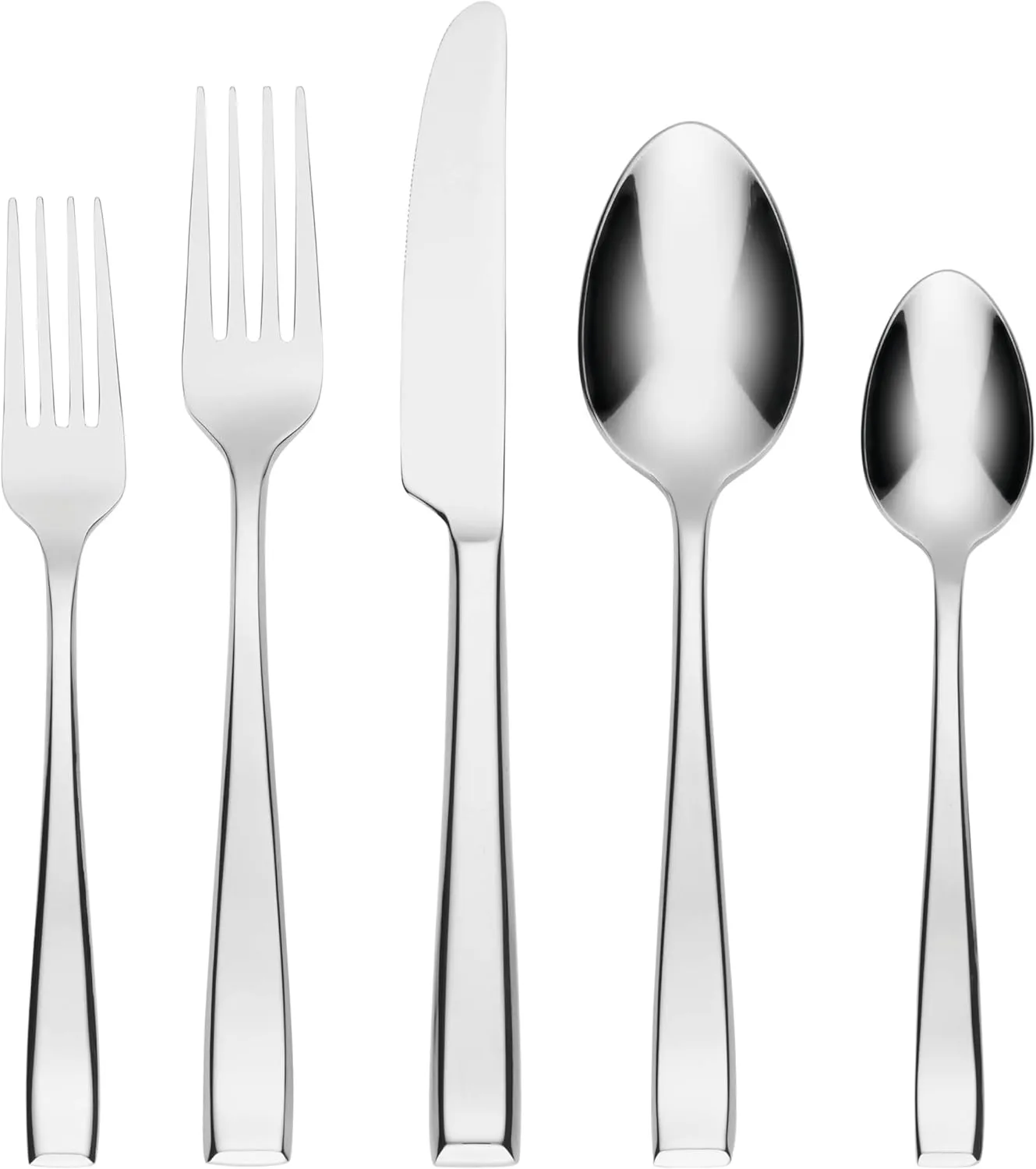 Cambridge Readington Mirror Piece Flatware Set, 20 Count, No Color