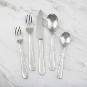 Cambridge Satin Colby Piece Flatware Set, 20 Count
