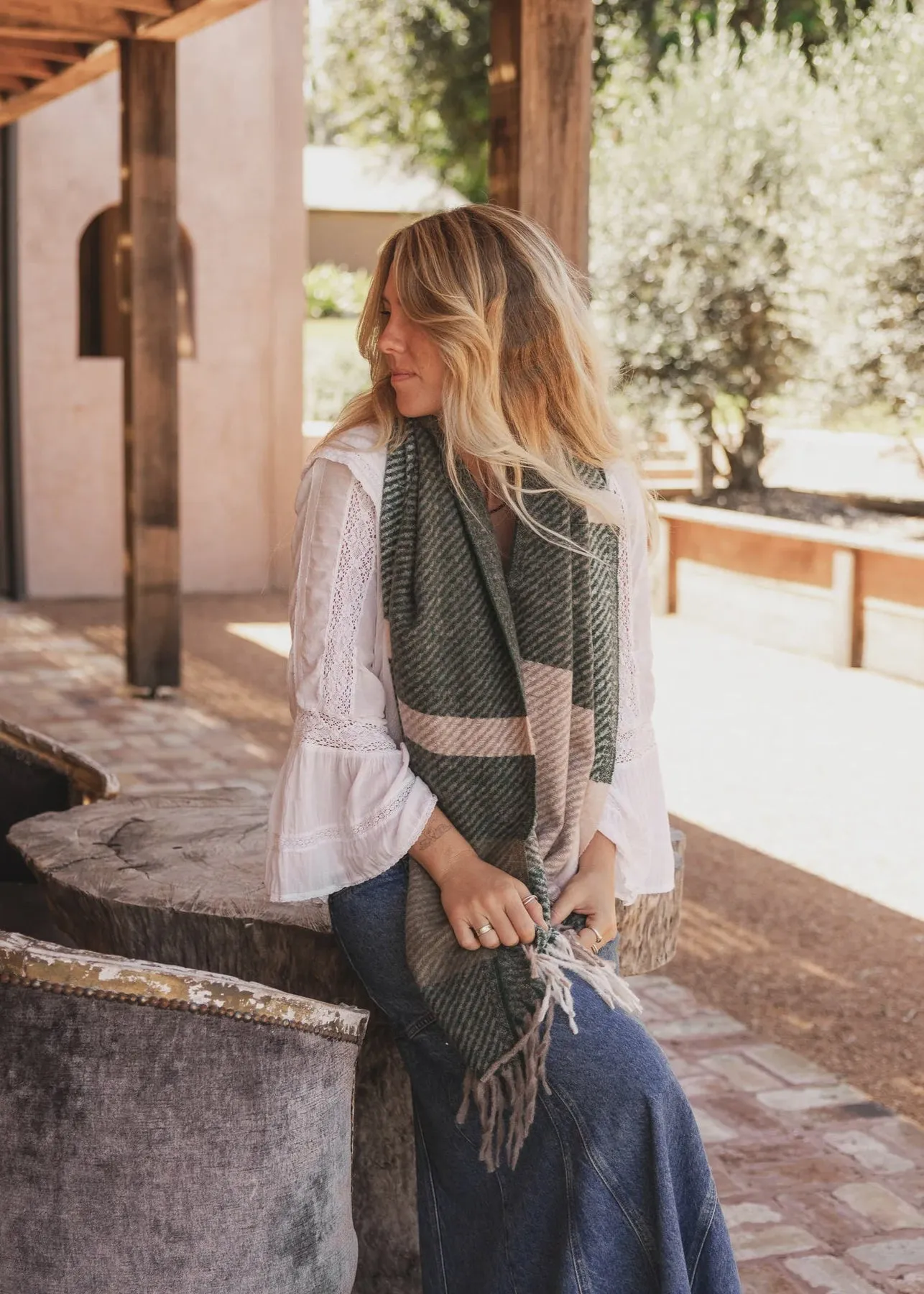 Cambridge Scarf - Forest Green