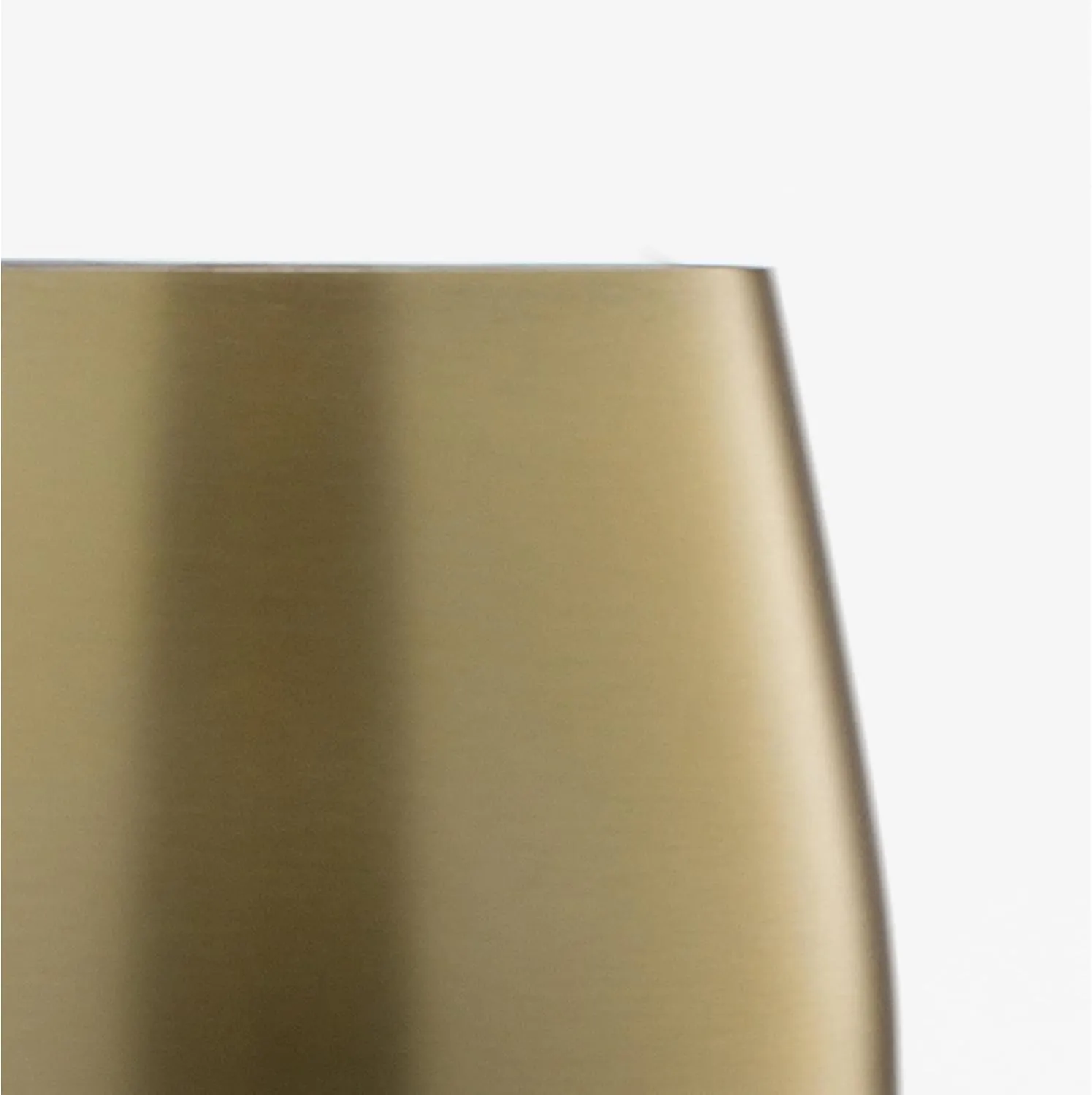 Cambridge Silversmiths 4 Piece Set of 18 oz Brushed Gold All Purpose Single Wall Wine Glasses