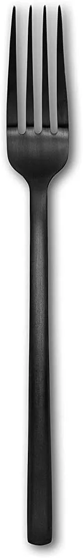 Cambridge Silversmiths Beacon Flatware Silverware Set, Black Satin, Service for 4, Includes Forks/Spoons/Knives, 20 Piece