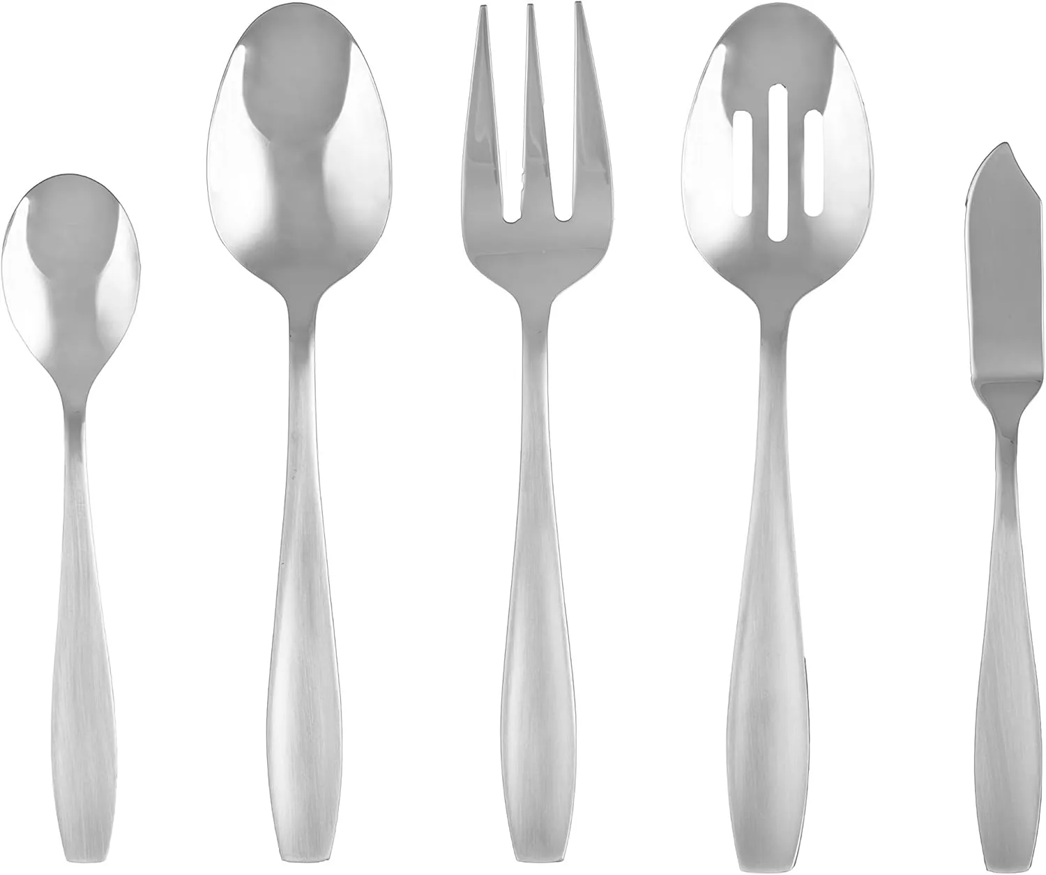 Cambridge Silversmiths Tyrus Satin Mirror 89-Piece Flatware Set
