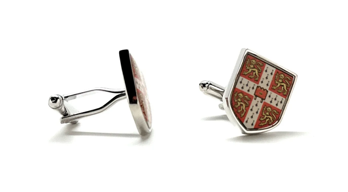Cambridge University Cufflinks Elite School Education Famous University