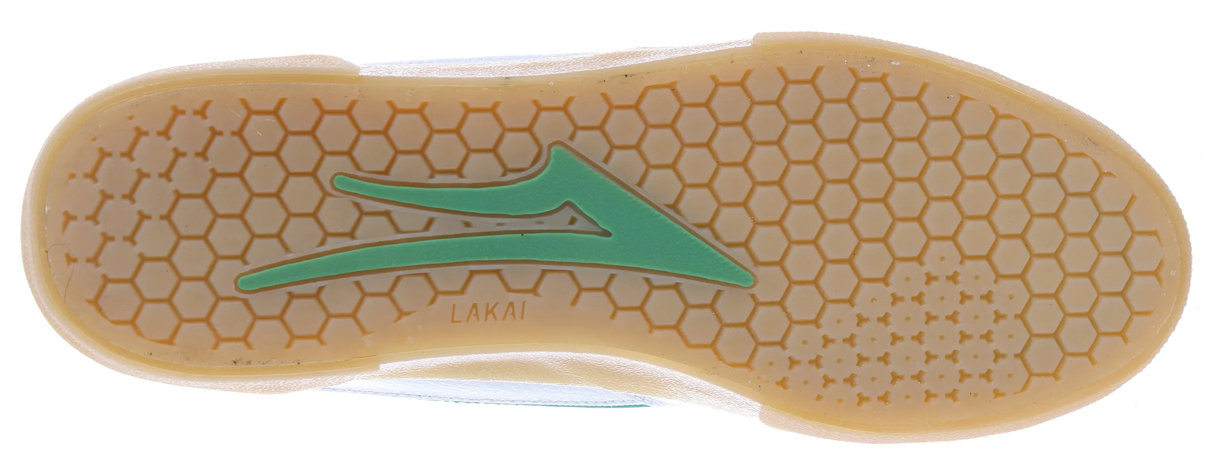 Cambridge - White/Green Leather