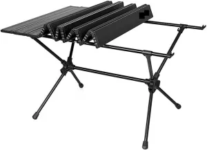 Camp Table Portable Height Adjustable Outdoor Camping Picnic Barbecue Aluminum Alloy Folding Table