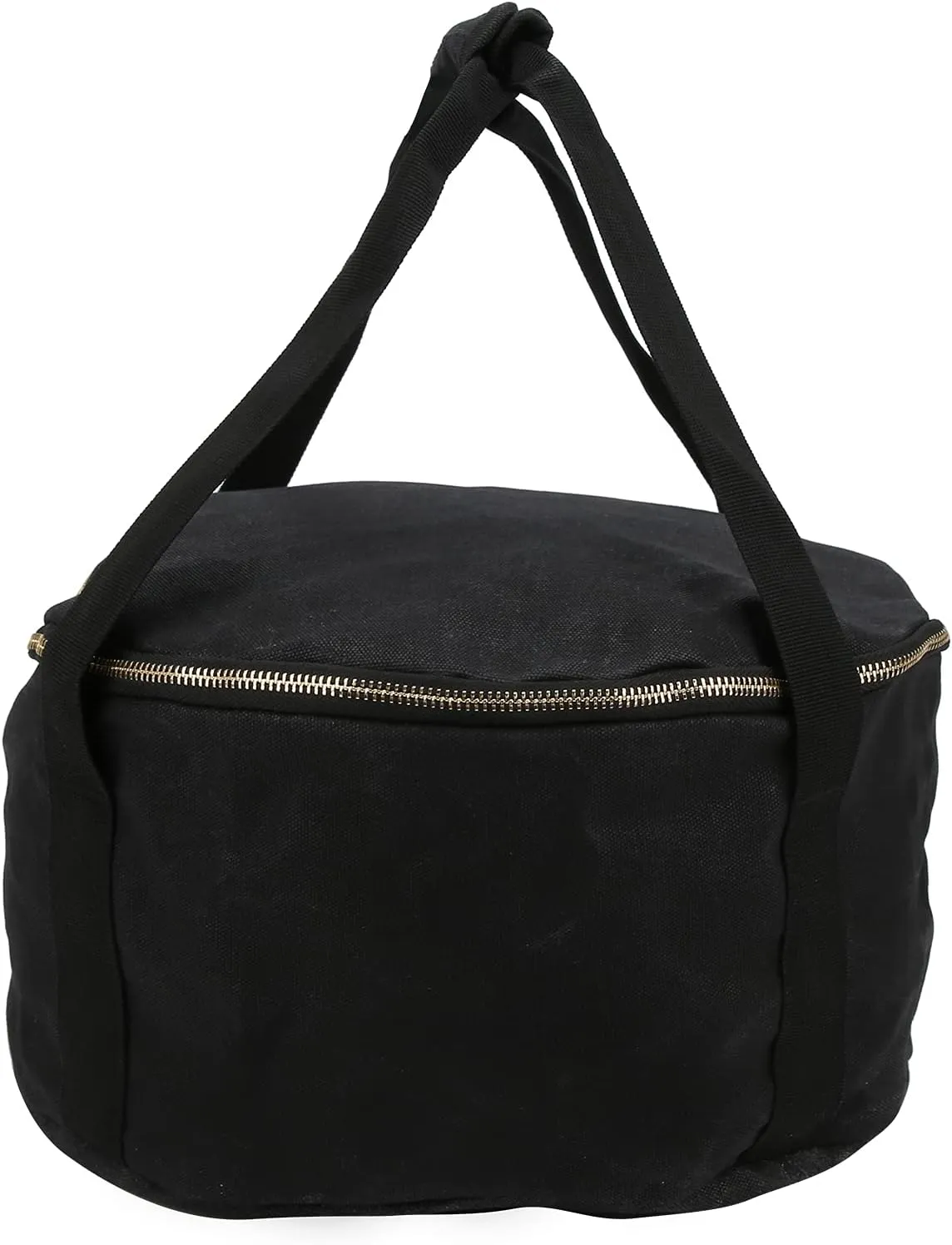 Camping Storage Bag, Portable Cast Iron Pan Stoves Carry Bag Camping Tableware Storage Bag,Travel Bag for Cookware Frying Pans Utensils Camping (Black)