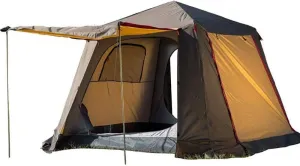 Camping Tent 3-4 Person, Automatic Outdoor Tents, Instant Cabana Waterproof Shade, Canopy Tarp for Wilderness Survival Mountaineering,Brown