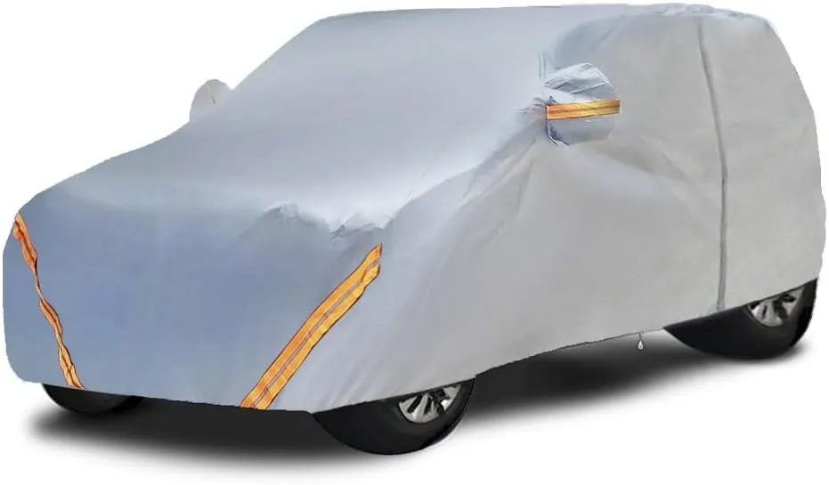Car Cover Compatible with Nissan Juke Tekna , Waterproof SUV Outdoor Full Cover All Weather Rain Sun Uv Protection(Silver)