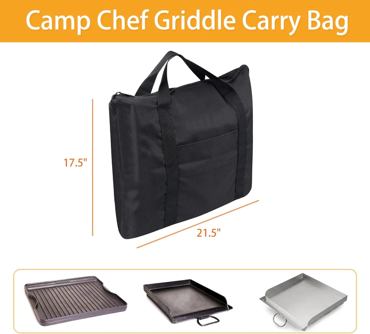 Carry Bag for Camp Chef 14" x 16" Griddle, Camping Bag for Camp Chef SG30, SG14, FG20 MSG20, CGG16 Griddle, Carry Case for Outdoor