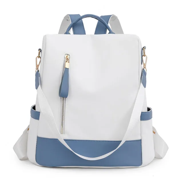 Casual Oxford Cloth Travel Single Shoulder Women Backpack