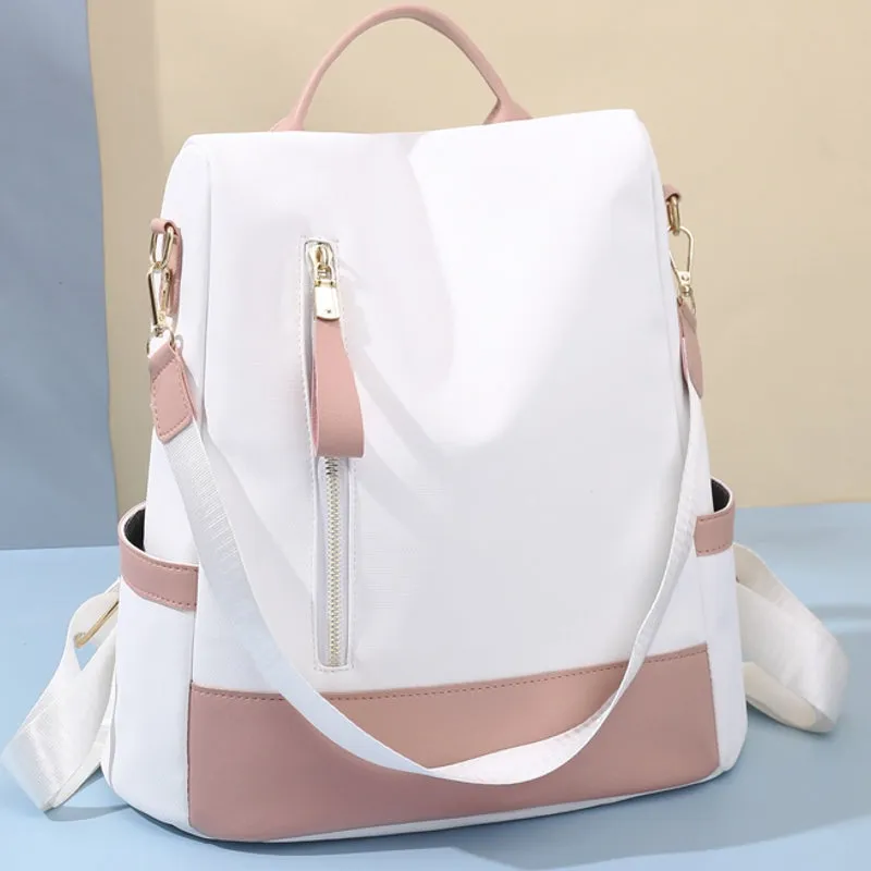 Casual Oxford Cloth Travel Single Shoulder Women Backpack