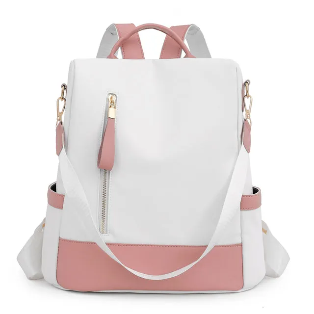 Casual Oxford Cloth Travel Single Shoulder Women Backpack