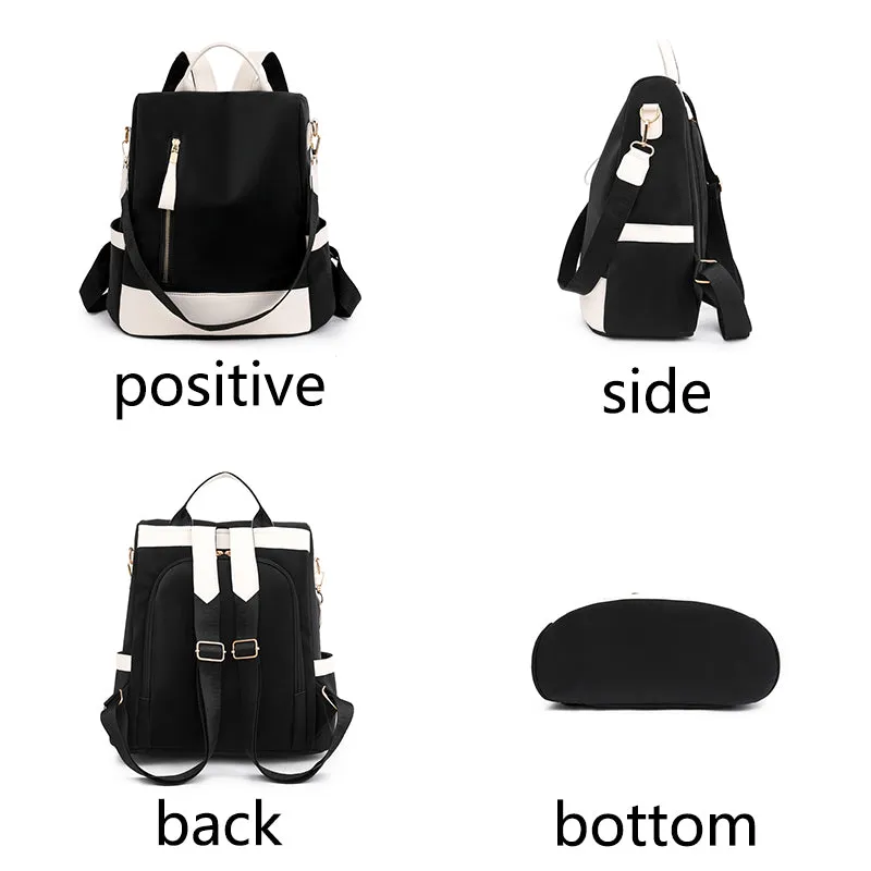 Casual Oxford Cloth Travel Single Shoulder Women Backpack
