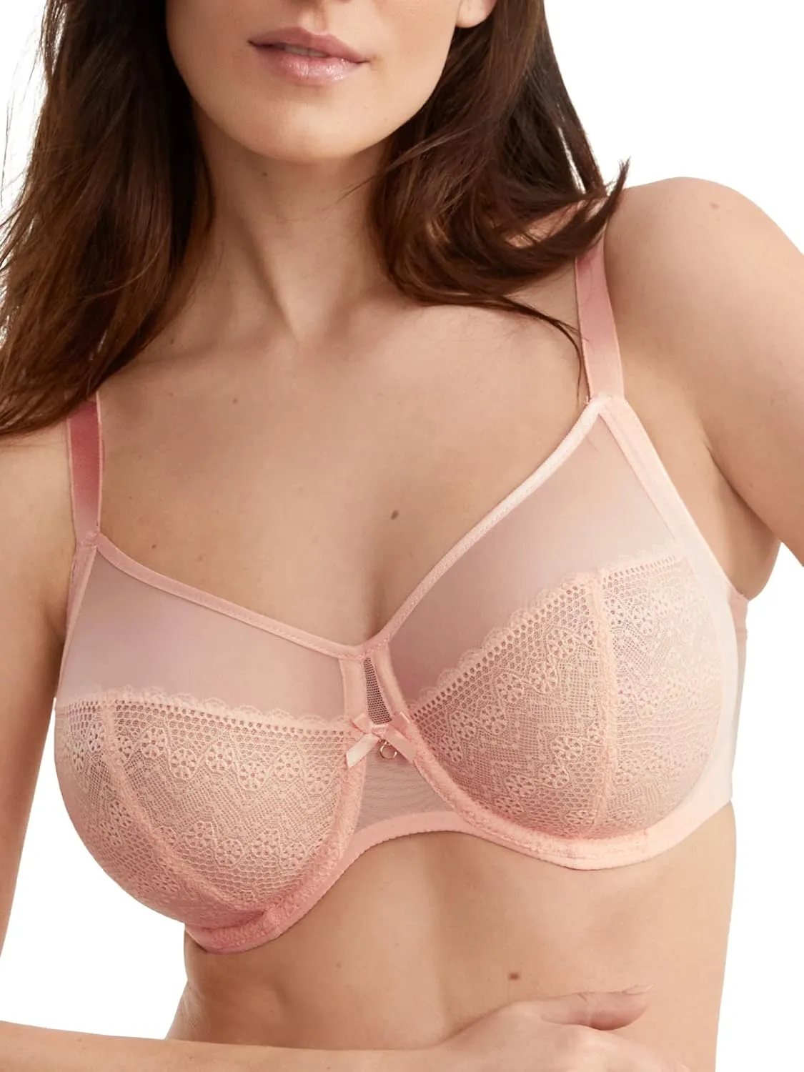 Chantelle Revele Moi Side Support Bra 38D, Tropical Pink