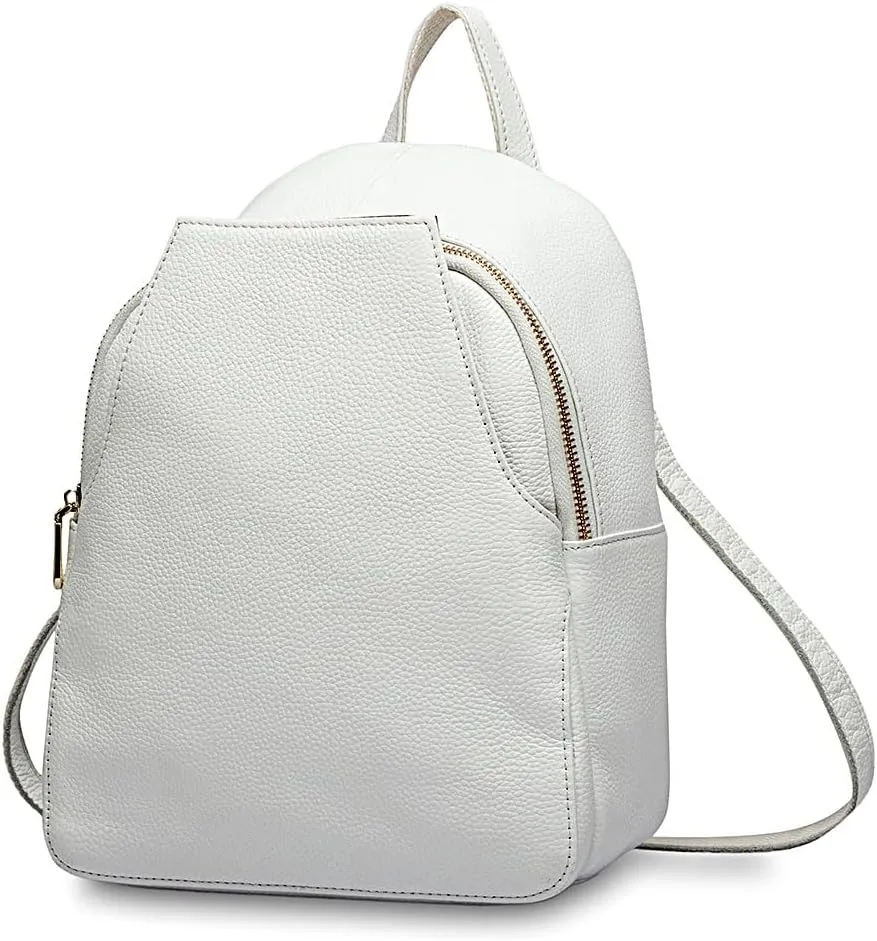 Charm Women Backpack 100% Genuine Leather Anti-theft Button Elegant Female Travel Bags ZCN0326