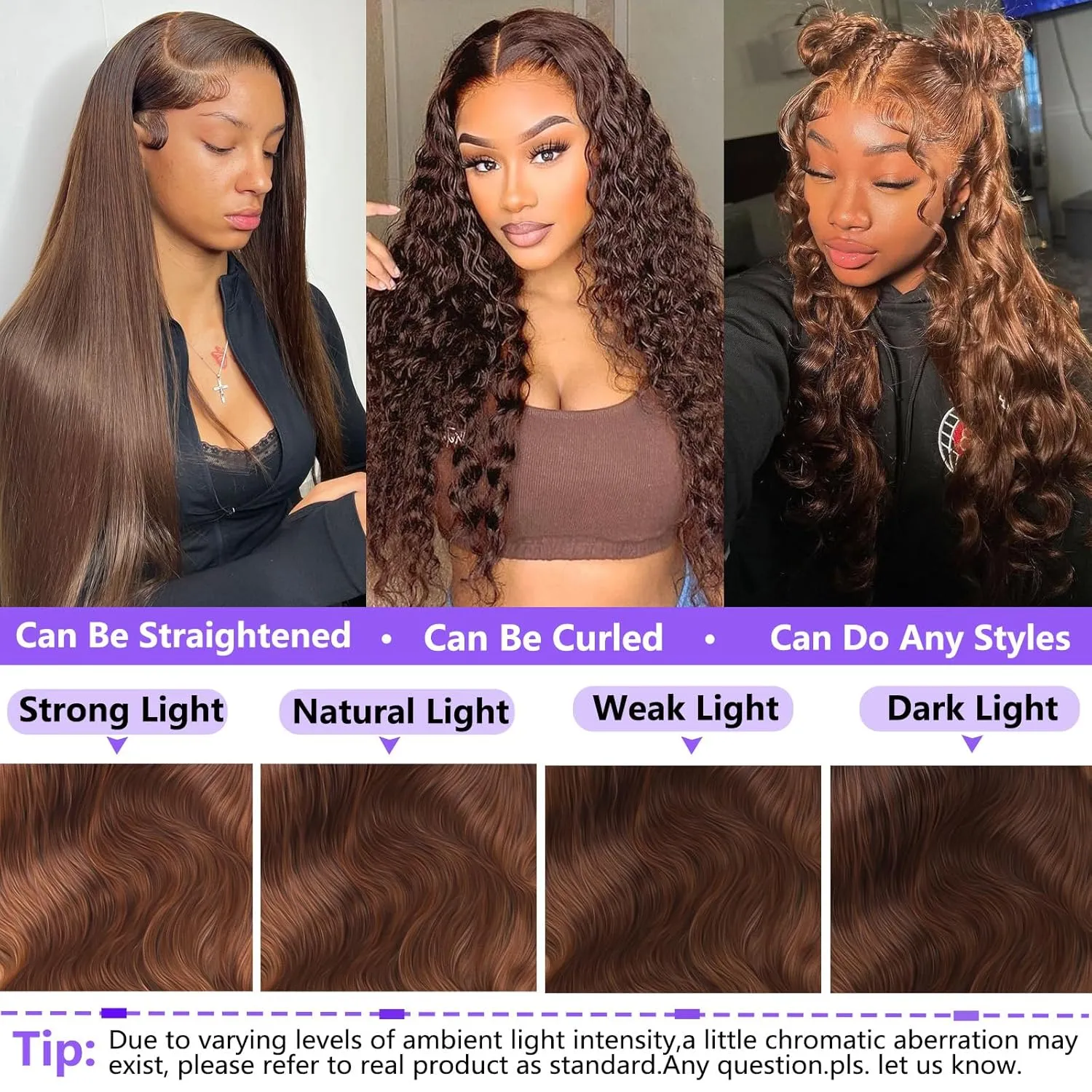 Chocolate Brown Lace Front Wig 13x6 HD Body Wave Lace Front Wigs Human Hair Pre Plucked Colored Frontal Glueless Brown Human Hair Wig for Women with Baby Hair 180 Density 28 Inch