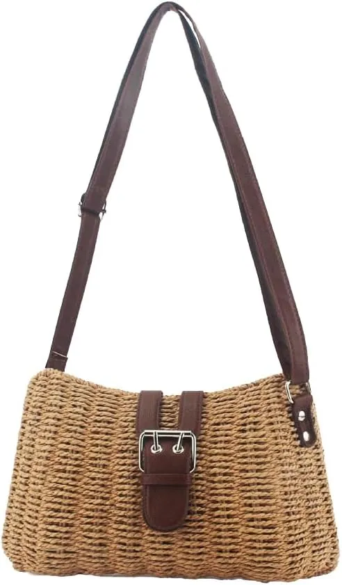 Classic Hobo Bags for Women Fashion Crossbody Bags for Women Straw Beach Bag Shoulder Bag Handbag Summer Holiday 2024