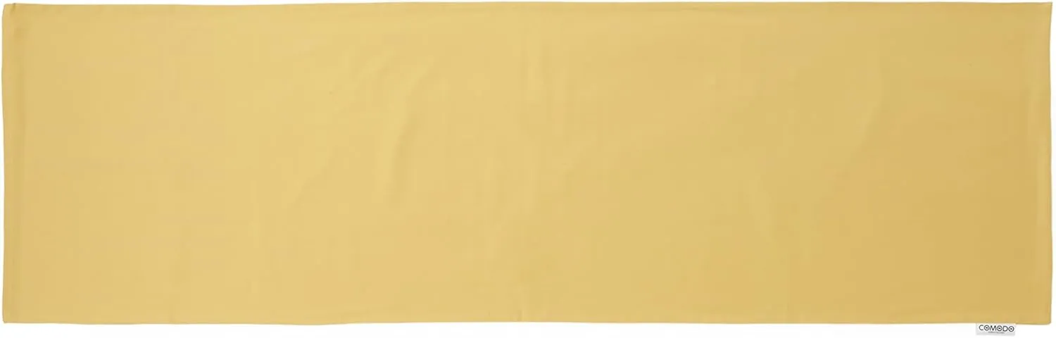 Comodo Original CMC9150R Body Pillow Cover with Zipper 100% Cotton Dakimakura Pillow Case [Made in Japan] (Egg Yellow, 20 x 60 inch (150cm x 50cm))