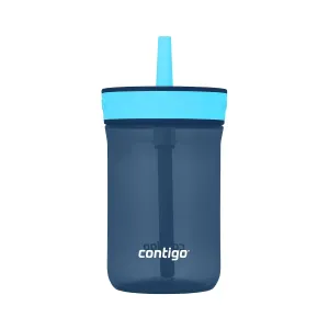 Contigo Kids’ Leighton Straw Tumbler with Spill-Proof Leak-Proof Lid, 14 Oz.