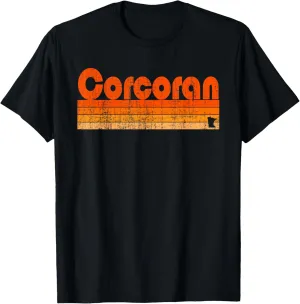 Corcoran, Minnesota Retro 80s Style T-Shirt