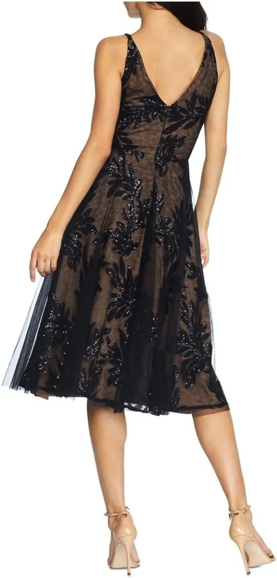 Courtney Luxurious Layered Lace Midi Dress