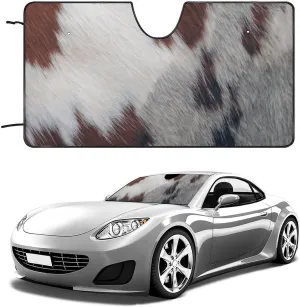 Cowhide Oxford Cloth Advanced Car Front Windshield Sunshade Glass Sunshade Cover 51"x28"