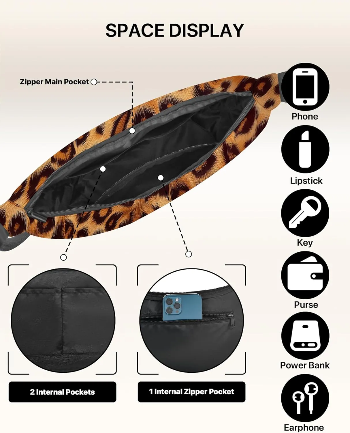 Crescent Bag Crossbody Purse for Women Crossbody Bag Shoulder Bags Travel Outdoor