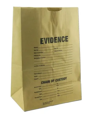 Crime Scene Paper Evidence Bag 100pk (Large)