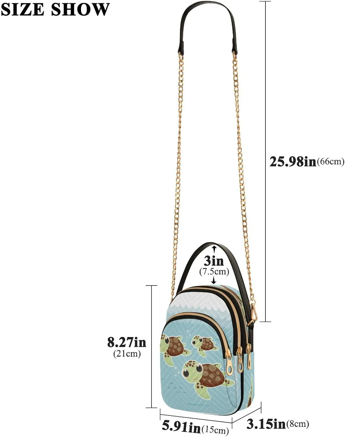 Crossbody Bags Crossbody Purse Chest Bag Sun Moon Stars Witch for Women Trendy