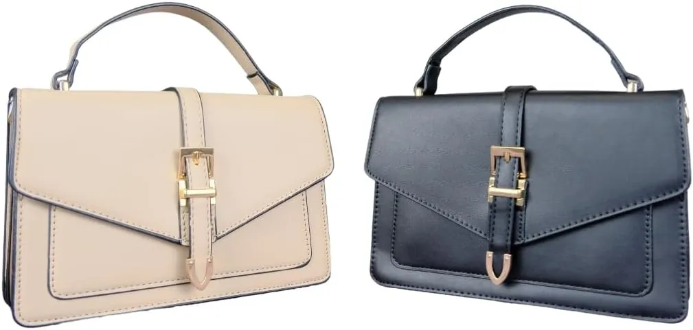 Crossbody Bags for Women - Small Cross Body Purse Leather Top-handle Handbags Trendy Shoulder Bag Satchel Purses